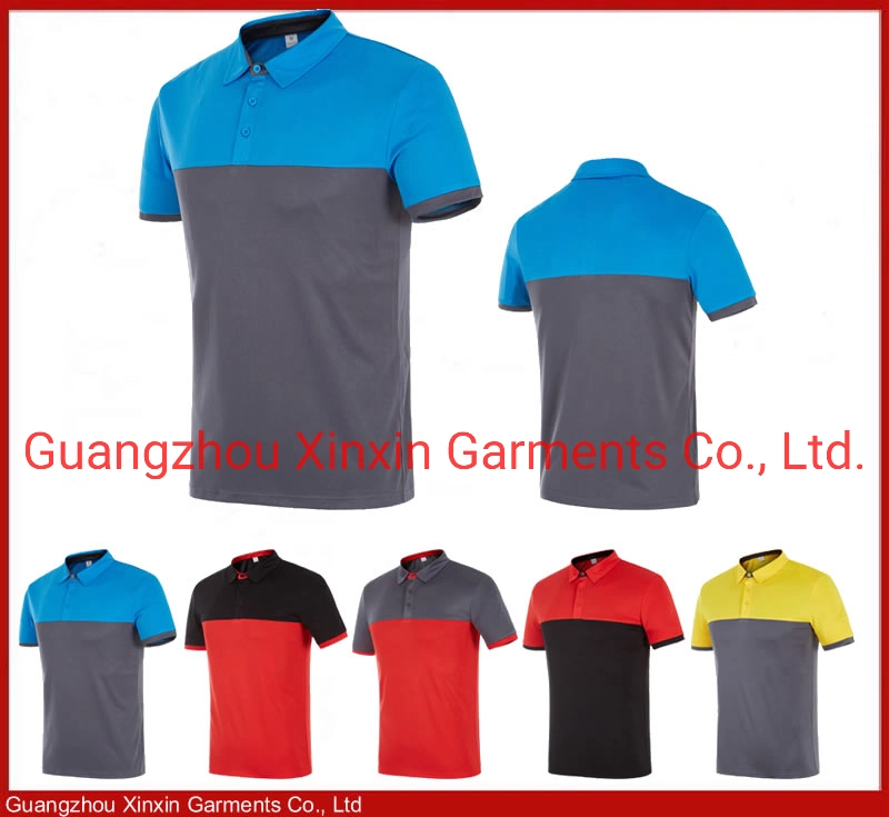 Customized Short Sleeve Cotton Mens Polo Shirts Apparel (P176)