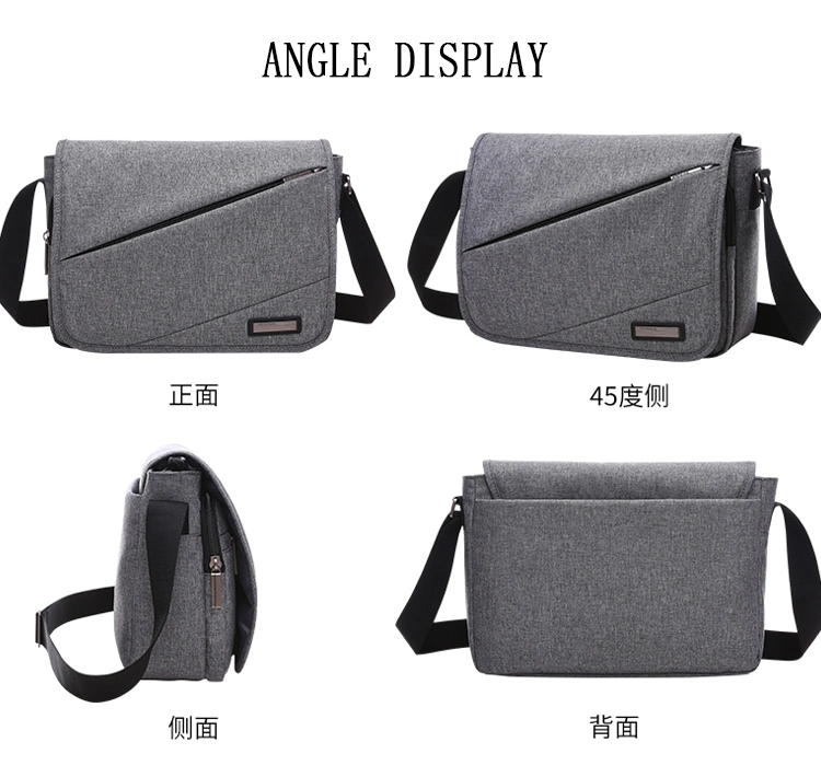 Wholesale Fashion Leisure Promotional Sport Outdoor Nylon Men Business Waist Messenger Bag