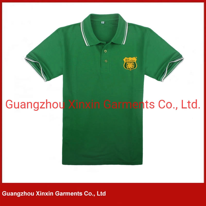 Customized Short Sleeve Cotton Mens Polo Shirts Apparel (P176)